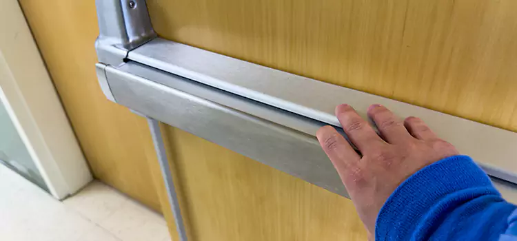 Installing a Push Bar on a Door Methuen